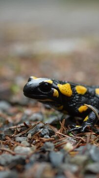 Feuersalamander Portrait Video