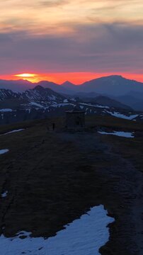 Sonnenuntergang Heukuppe - Rax - Hochsteiermark - &Ouml;sterreich