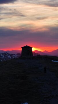 Sonnenuntergang Heukuppe - Rax - Hochsteiermark - &Ouml;sterreich
