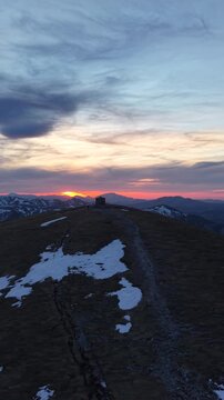 Sonnenuntergang Heukuppe - Rax - Hochsteiermark - &Ouml;sterreich
