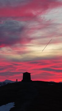 Sonnenuntergang Heukuppe - Rax - Hochsteiermark - &Ouml;sterreich