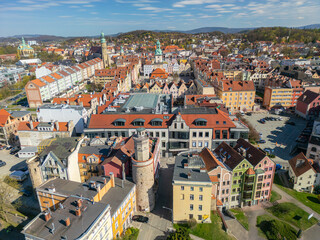 Jelenia Góra, Ratusz, stare miasto, centrum miasta © Maciej Chyra