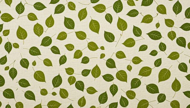 Japanese Hemp Leaf Textile Background