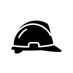 Fototapeta premium Hard Hat Icon Vector Illustration.