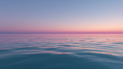Fototapeta premium minimal ocean horizon wallpaper, calm sea and sky background
