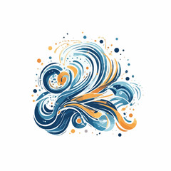 Fototapeta premium Abstract Logo Or Symbol Design Very Cool