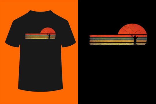 Retro Vintage Fly Fishing, Fly Fishing Lover T-Shirt Small
