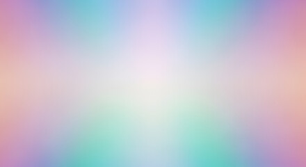 Obraz premium Soft pastel color gradient background with a gentle dreamy and ethereal luminous glow in the center