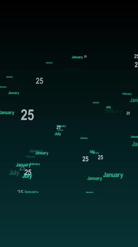 Calendar dates scatter with gradient backgrounds for effects. Calendar dates scatter with gradient time systems. Calendar dates scatter with gradient modern design.