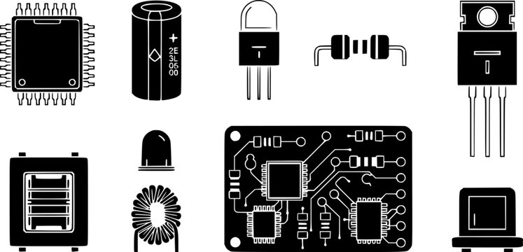 Electronics Components Collection
