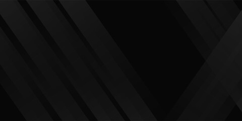 Obraz premium Black abstract background. Elegant dark diagonal shape elements. Modern luxury grey gradient graphic design.Eps10