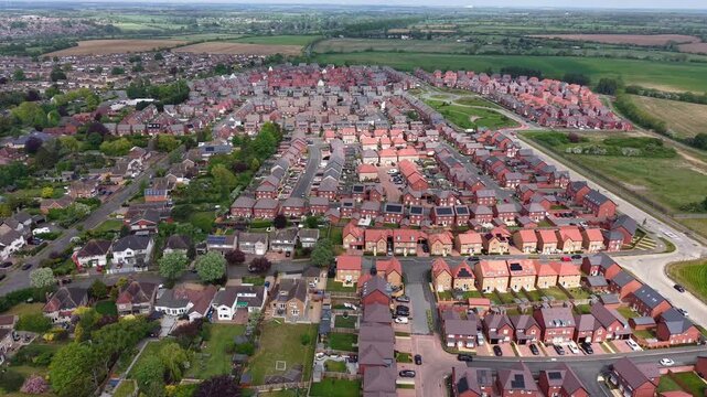 Hanwood park housing development in Barton Seagrave Kettering Northamptonshire.