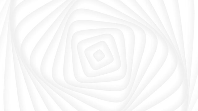 White color loop waves background animation