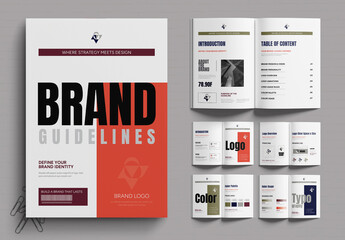 Clean and Minimal Brand Style Guide for Business Branding