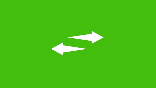 Direction arrow icon animation on the background