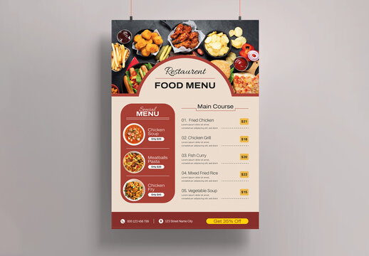 Food Menu Template