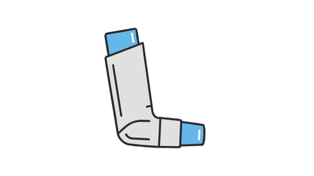 Inhaler Device for Asthma Relief Medication.