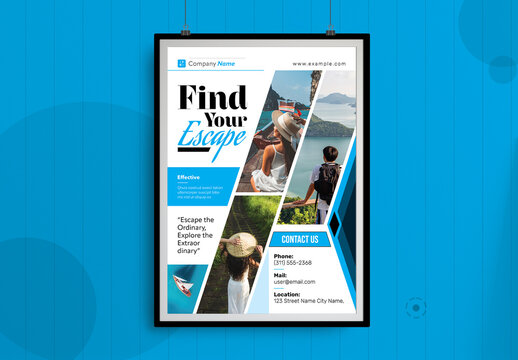 Holiday Trip Flyer Layout