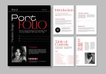 Modern Minimal Portfolio Template Clean Design