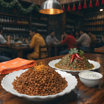 black masoor dal fry or dhaba style sabut red lent