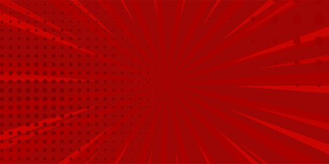 Obraz premium red zoom comic cartoon background vector