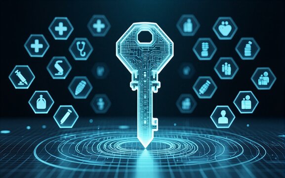 Digital key unlocks secure access to various data and services in