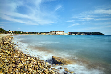 Stones and boulders on Gerakas Beach on Zakynthos Island © GKor