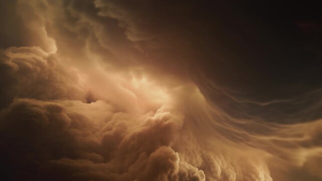 Dramatic Clouds Displaying Unique Textures and Colors