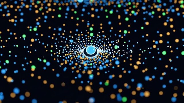 water drops on blue background