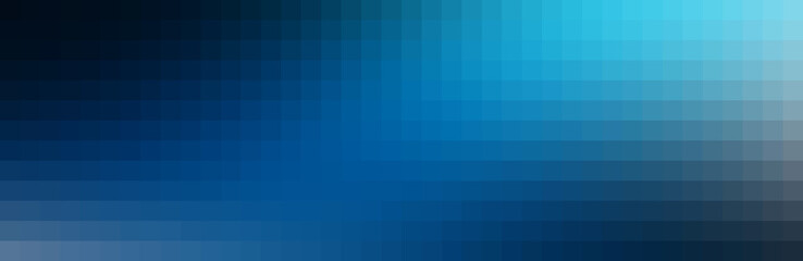 Fototapeta na wymiar Blue gradient square pixel grid background design