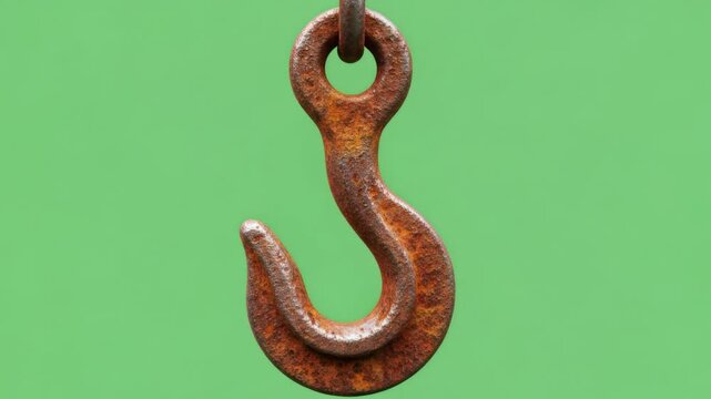 old rusty hook