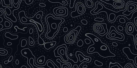 Abstract topographic contours map background, Vector geographic contour map Topographic patterns Vintage outdoors style. World map Template. © muhammad
