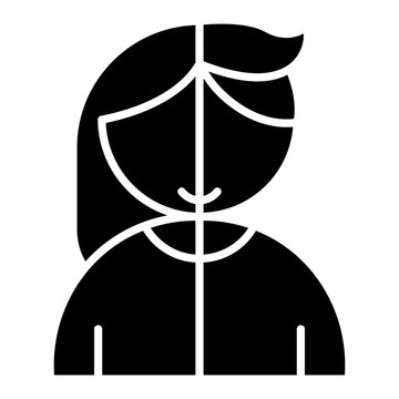 Bigender Or Androgynous Person Character