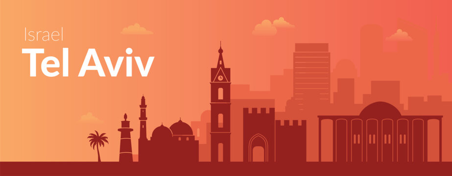 Discover and explore the vibrant, bustling cityscape of Tel Aviv, Israel, today