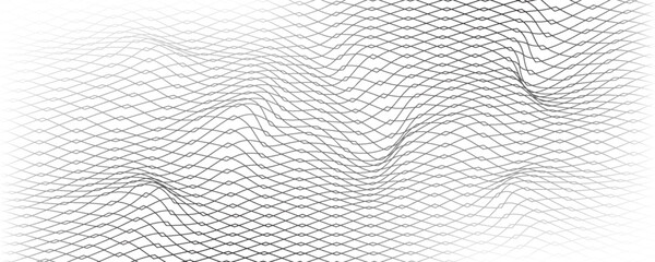 Fishing or soccer net. Repeated hexagon pattern. Black wired mesh texture isolated on white background. vector Eps10. © PECAH