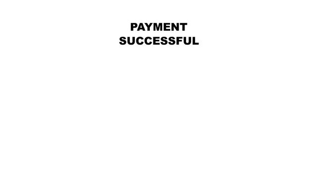 Payment successful animation with green checkmark for e-commerce and digital transactions