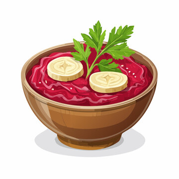 Rote-Bete-Bowl mit Meerrettich