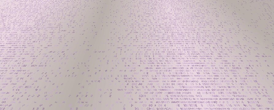 Digital Entropy - A Fragmented Horizontal Array of Binary Logic and Scattered Data Packets. Perspective.