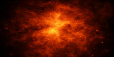Seamless fire explosion background with flames smoke glowing orange red energy motion in dark space inferno backdrop texture seamless burning heat art design cloud color