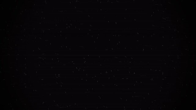 Retro VHS Static Noise Overlay with Old Film Grain Effect Loop