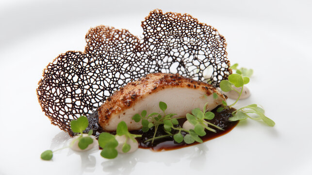 mole poblano with roasted chicken breast