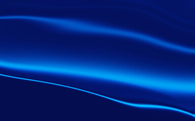 Fototapeta premium Dark blue, wavy, gradient background, abstract design, modern texture