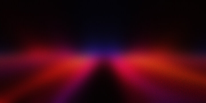 Abstract background featuring soft red and pink light rays emerging from dark central point with subtle grainy film texture.