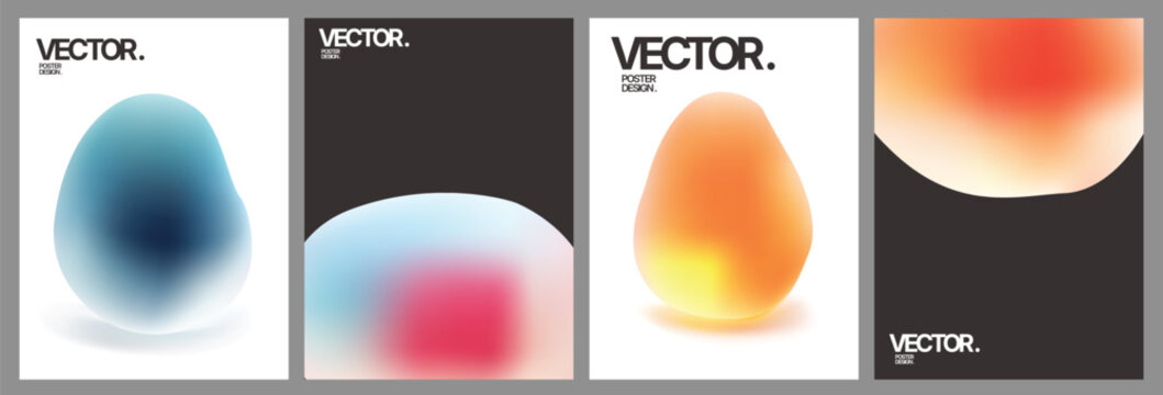 Abstract soft gradient with smooth transition and luminous glow