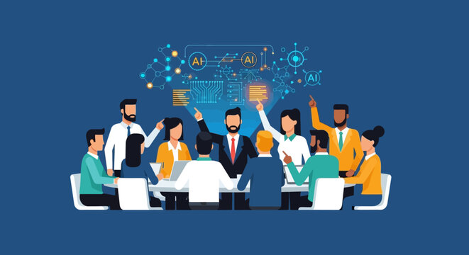 Business People Celebrate Success.