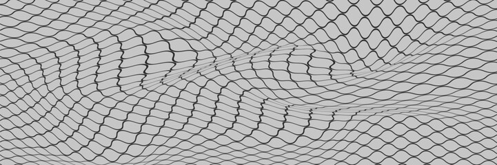 Curved net pattern. Seamless design for sportswear or equipment like soccer goals, volleyball nets, basketball hoops, hockey nets, and athletic gear. eps 10 © rafi