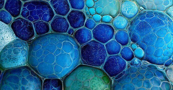 Creative image of embryonic stem cells, cellular therapy. 3d illustration