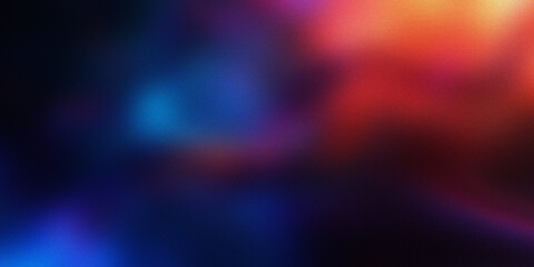 Abstract dark background or texture with colorful light leaks and subtle noise, vibrant gradient colors. © PureVector Lab