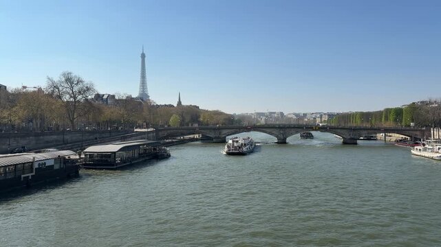 Scenic river journey showcasing landmarks and vibrant city life