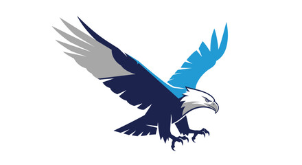 Fototapeta premium American Bald Eagle in Flight.